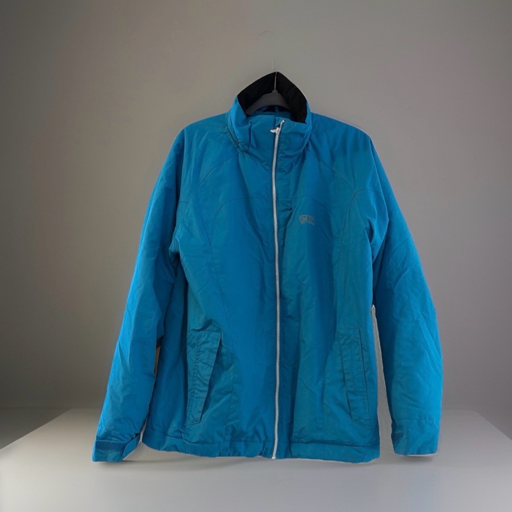 2117 Of Sweden Insulated Ski Jacket Mens L Blue Waterproof Snow Coat USD $150